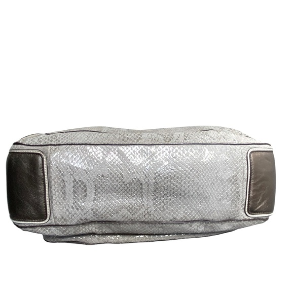 Coach Kristin NWT Embossed Python Metallic Flap Satchel 18309 - Picture 15 of 16